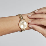 Guess • GW0022L2 • Gold-Tone Crystal Analog Watch