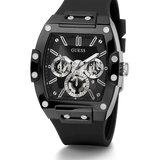 Guess - GW0203G3 - Montre multifonction noire et argentée