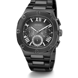 Guess - GW0572G3-Montre multifonction noire et noire