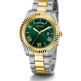 Guess • GW0265G8 • Two-Tone and Green Analog Watch