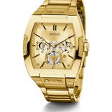 Guess - GW0456G2-Montre multifonction à cadran exposé à tonalité dorée