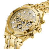 Guess • GW0261G2 • Gold-Tone Rhinestone Multifunction Watch