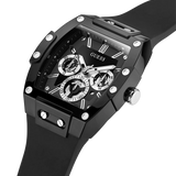Guess - GW0203G3 - Montre multifonction noire et argentée