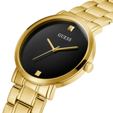 Guess - U1315G2 - Montre analogique dorée et diamants noirs