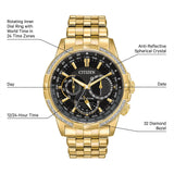 Citizen • BU2082-56E • Eco-Drive Calendrier