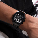 Guess - GW0572G3-Montre multifonction noire et noire