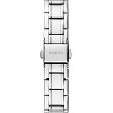 Guess - GW0468L1-Montre analogique argentée avec cristaux