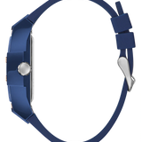 Guess- GW0203G7 - Montre pour homme avec boîtier bleu en silicone bleu