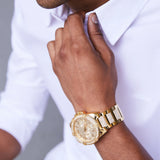 Guess • GW0261G2 • Gold-Tone Rhinestone Multifunction Watch