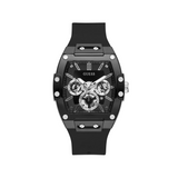 Guess - GW0203G3 - Montre multifonction noire et argentée
