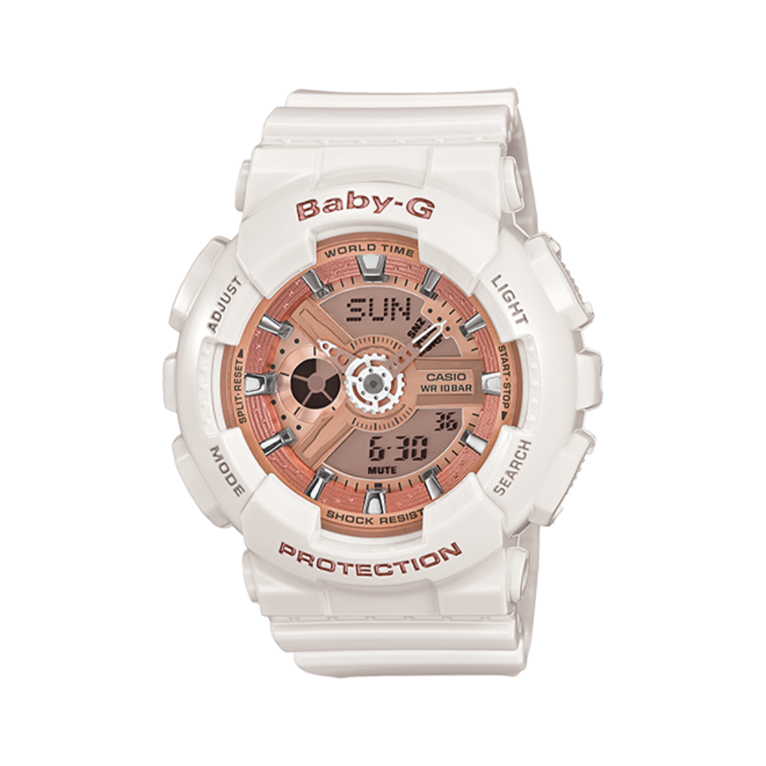 Baby g shock watch white online