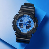 G-Shock • GA100BP-1A • Paisley Blue Watch