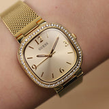 Guess • GW0354L2 • Gold-Tone Mesh Analog Watch