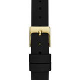 Guess • GW0469L3 • Gold-Tone and Black Silicone Analog Watch