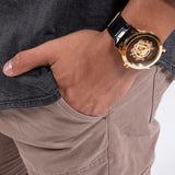 Guess • GW0566G1 • Black Gold Tone Analog Men's Watch