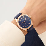 Guess • GW0846G2 • Navy Rose Gold Tone Analog Men's Watch