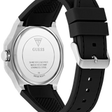 Guess • GW0850G1 • Black Silver Tone Analog Men's Watch