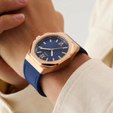 Guess • GW0850G3 • Blue Rose Gold Tone Analog Men's Watch