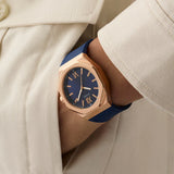 Guess • GW0850G3 • Blue Rose Gold Tone Analog Men's Watch