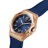 Guess • GW0850G3 • Blue Rose Gold Tone Analog Men's Watch