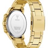 Guess •GW0900G2 • Gold Tone Multi-function Men's Watch