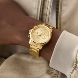Guess •GW0900G2 • Gold Tone Multi-function Men's Watch