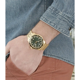 Guess • GW0220G2 • Gold-Tone And Green Sport Watch