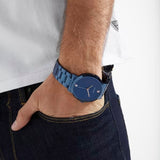 Guess - U1315G4 - Montre Analogique Diamant Bleu