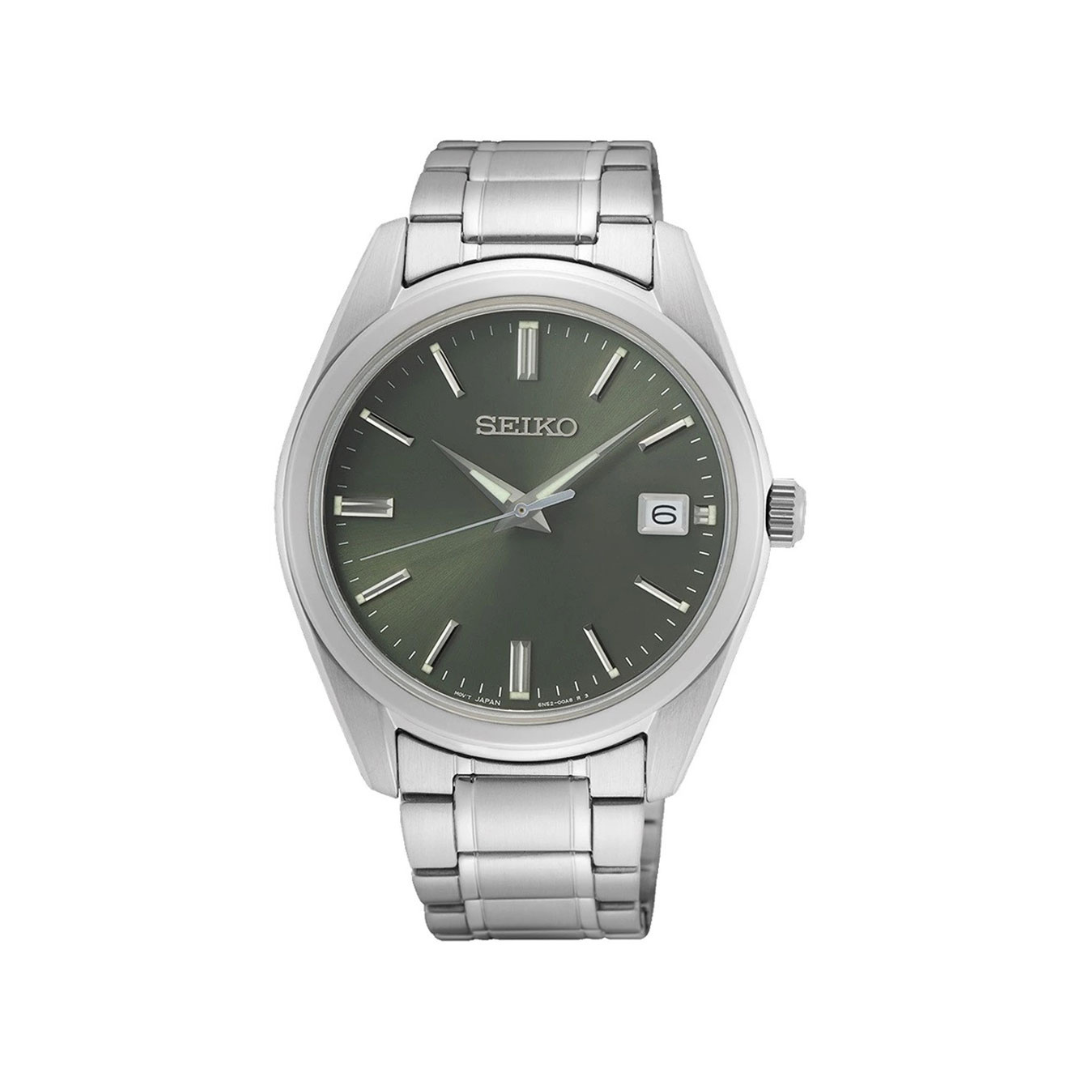 Seiko watch stainless steel sale