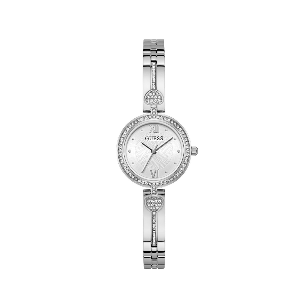 Guess GW0655L1 Silver Tone Analog Womens Watch Montres Big Time Watches