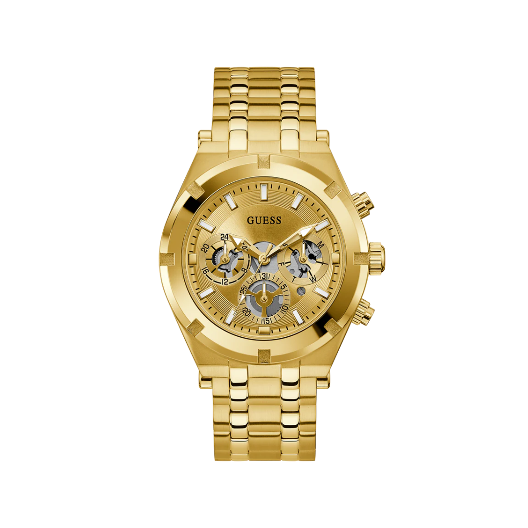 Guess GW0260G4 Gold Tone Multifunction Watch Montres Big Time Watches