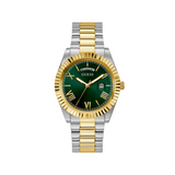 Guess • GW0265G8 • Two-Tone and Green Analog Watch