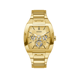Guess - GW0456G2-Montre multifonction à cadran exposé à tonalité dorée