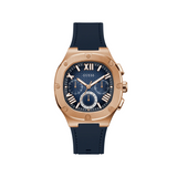 Guess • GW0571G2 • Navy Rose Gold Tone Multi-function Watch