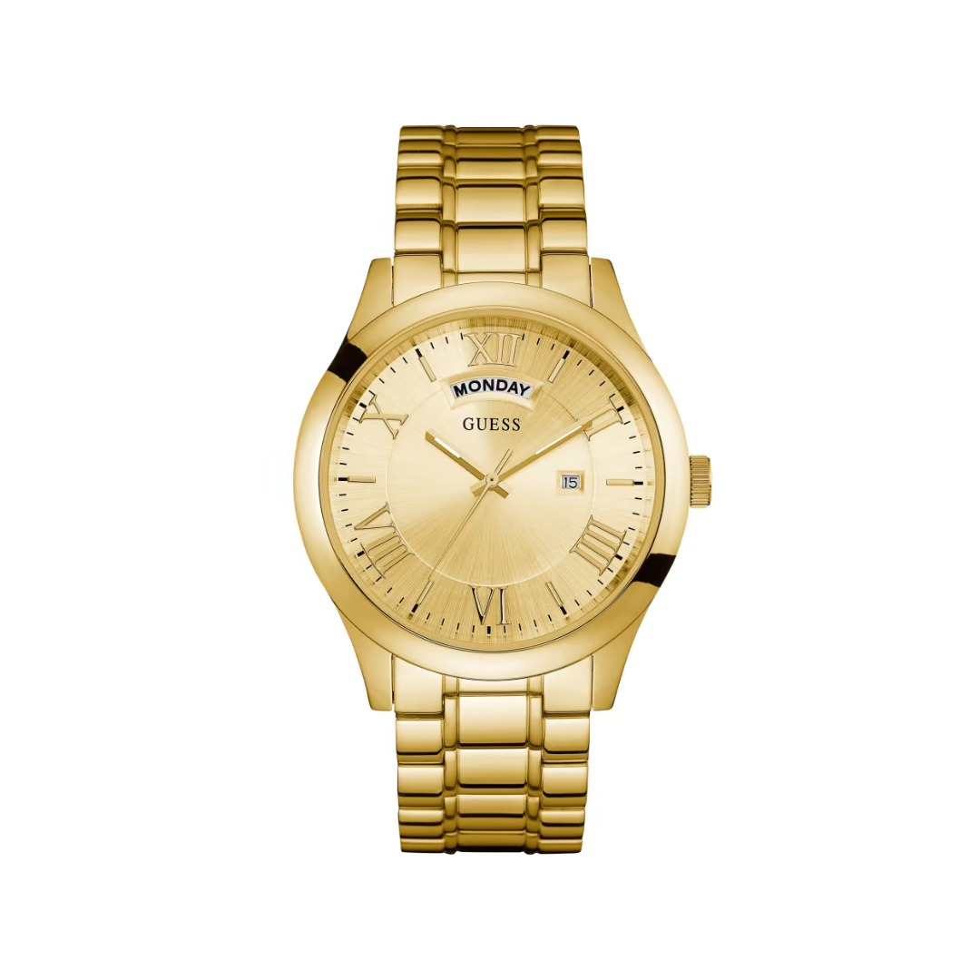 Guess men's stainless steel bracelet watch online
