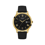 Guess • U0972G2 • Black and Gold-Tone Oversized Watch