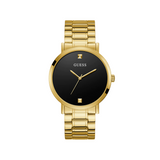 Guess - U1315G2 - Montre analogique dorée et diamants noirs