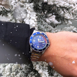 Ice - 017324 Acier Argent-Bleu 44mm