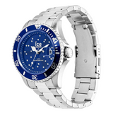 Ice - 016773 Acier Argent-Bleu 40mm
