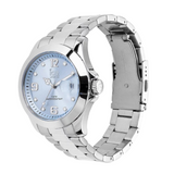 Ice - 016891 Acier Argent-Bleu 40mm