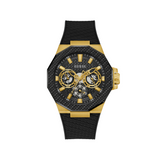 Guess • GW0853G2• Black Gold Tone Multi-function Men's Watch