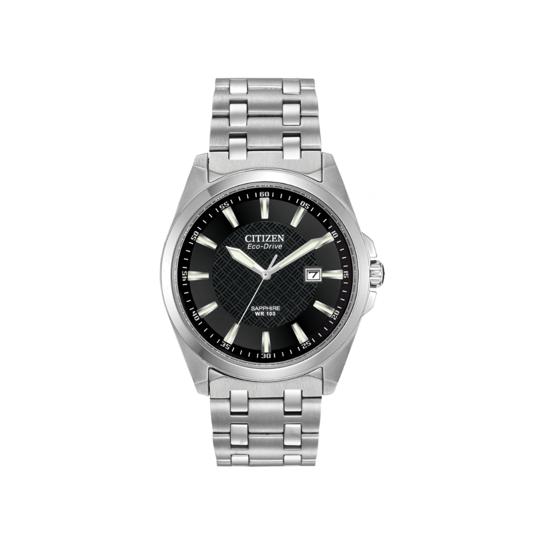 Citizen eco drive black face sale