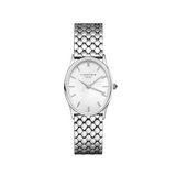Rosefield- OWGSS-OV03- Montre Femme Ovale Argent Perle