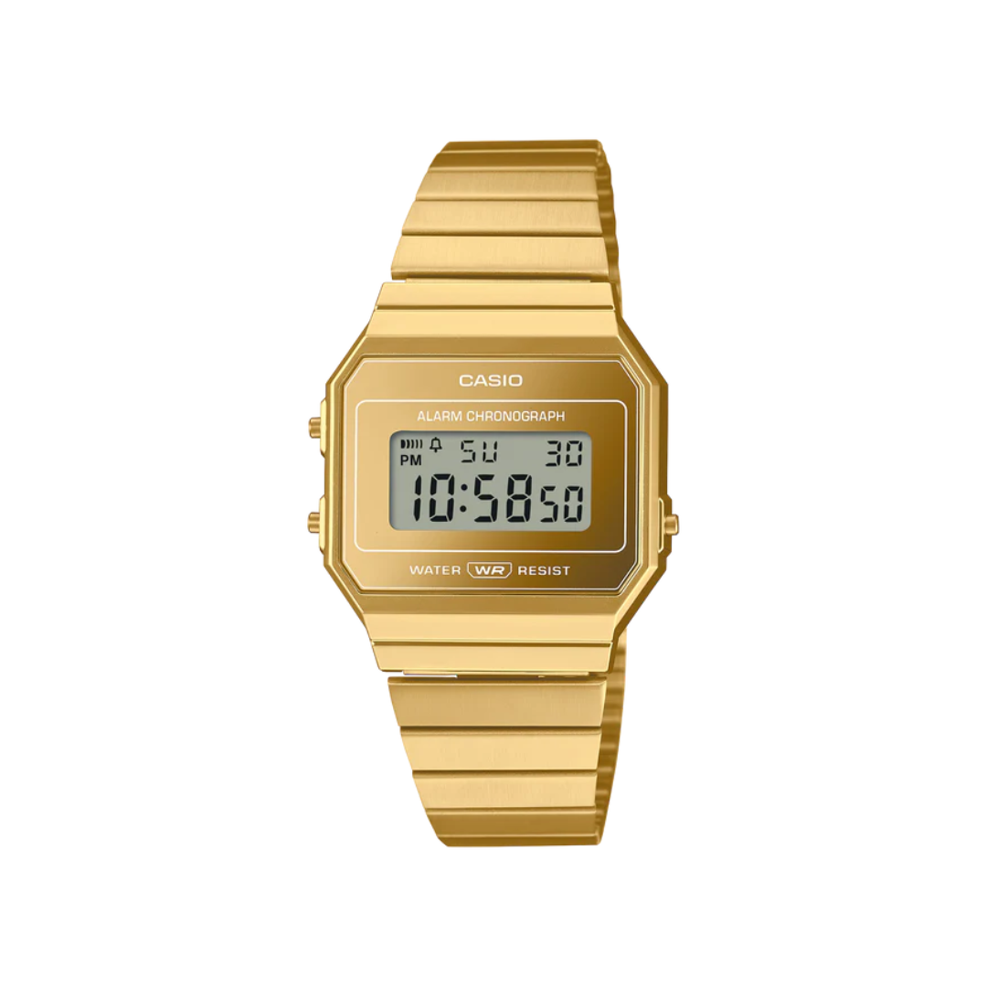 Casio gold digital watch hot sale