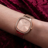 Guess • GW0354L3 • Rose Gold-Tone Mesh Analog Watch