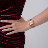 Guess • GW0354L3 • Rose Gold-Tone Mesh Analog Watch