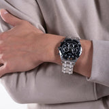 Guess - GW0260G1 - Montre multifonction argentée
