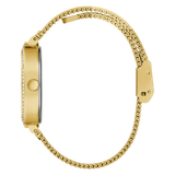 Guess • GW0354L2 • Gold-Tone Mesh Analog Watch