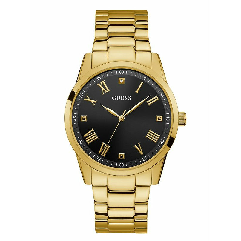 Guess - U1194G3 - Gold-Tone Analog Diamond Watch – Montres Big