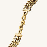 Rosefield • SWGSG-O76 • Studio Double Chain Gold